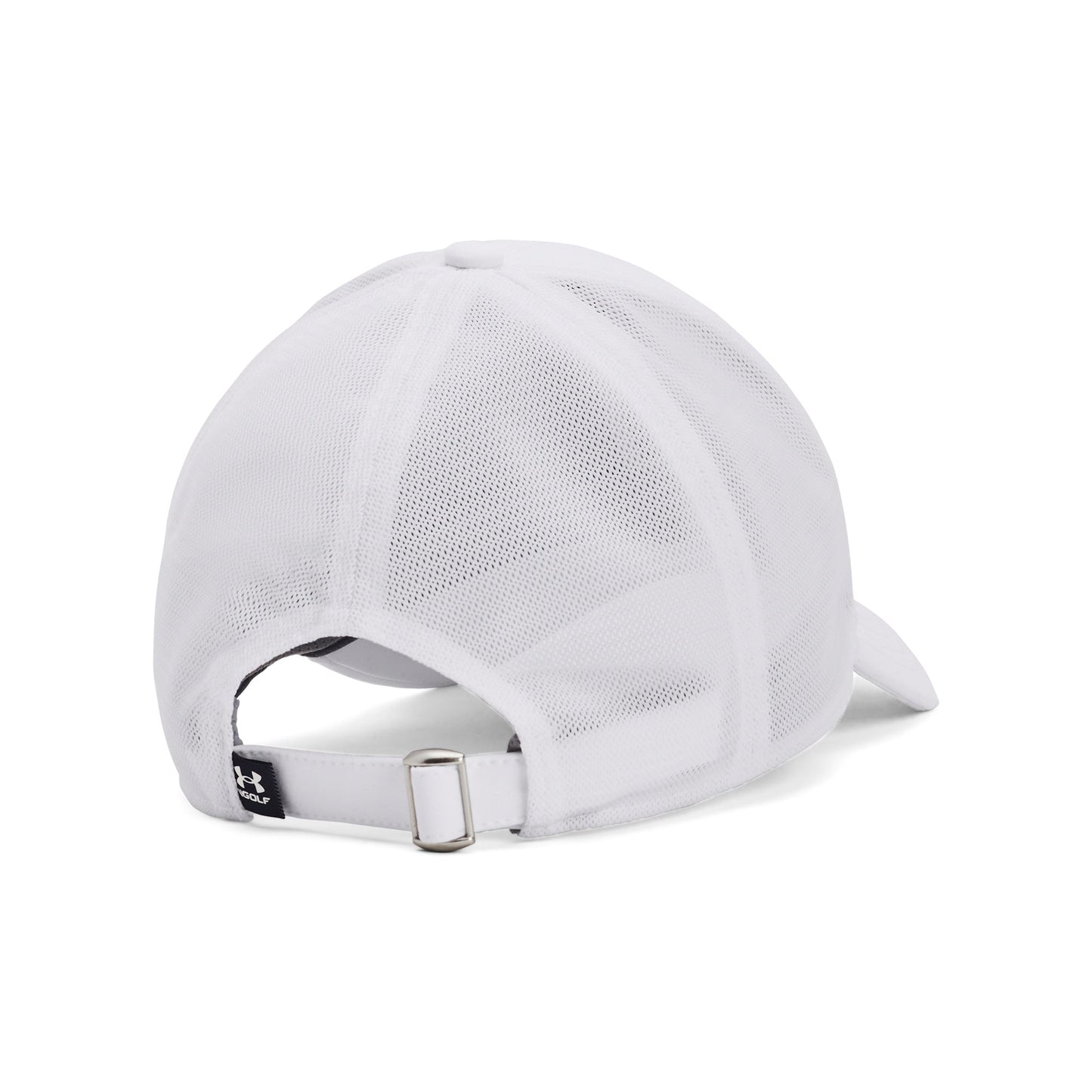 Under Armour Mens UA Iso-Chill Driver Mesh Golf Adjustable Hat - White