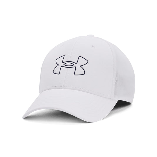Under Armour Mens UA Iso-Chill Driver Mesh Golf Adjustable Hat - White