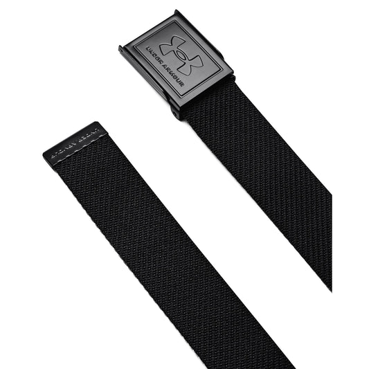 Under Armour Mens UA Reversible Webbing Golf Belt - Black