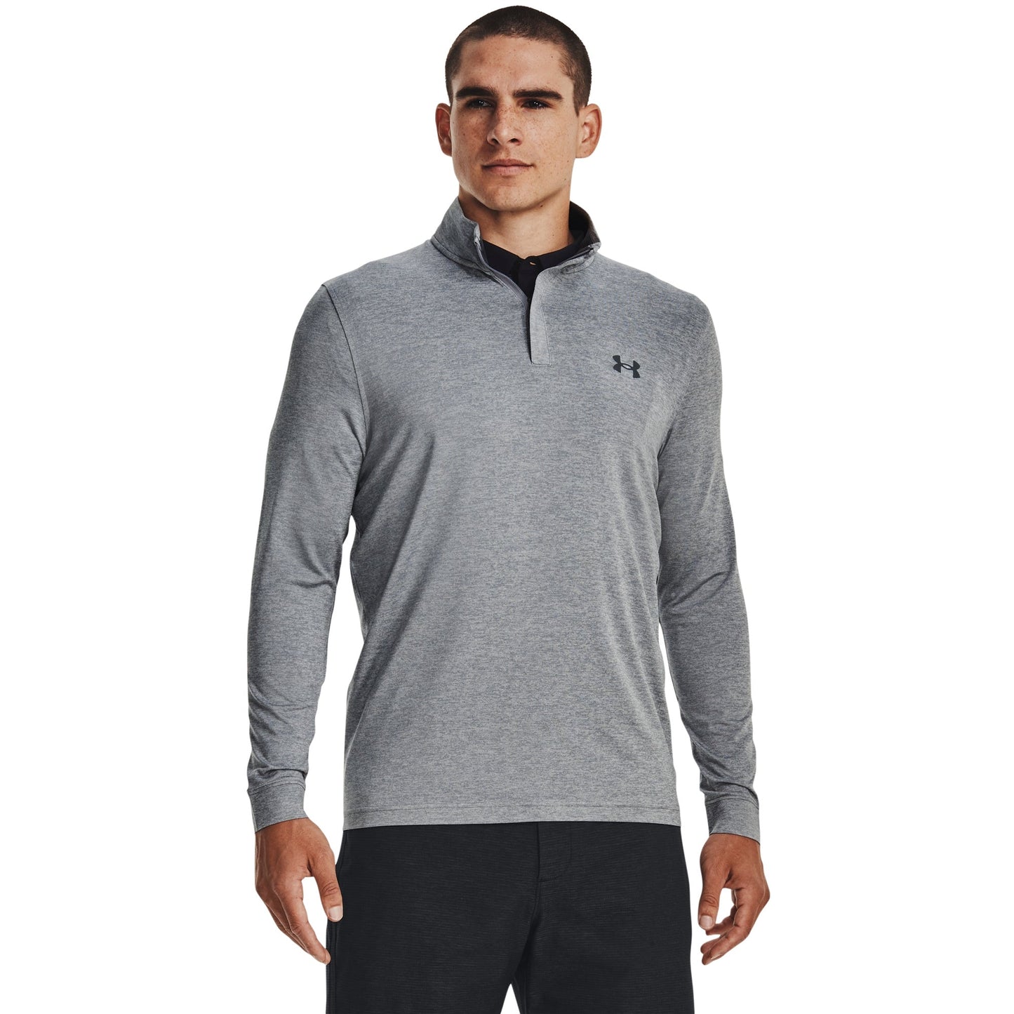 Under Armour Mens UA Playoff 1/4 Zip - Steel/Mod Grey