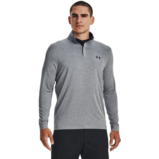 Under Armour Mens UA Playoff 1/4 Zip - Steel/Mod Grey