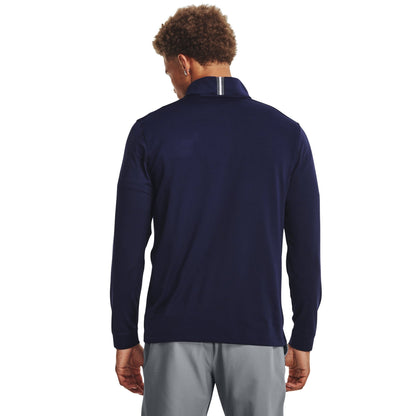 Under Armour Mens UA Playoff 1/4 Zip - Midnight Navy/Pitch Grey