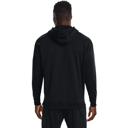 Under Armour Mens UA Storm Fleece Hoody - Black/White