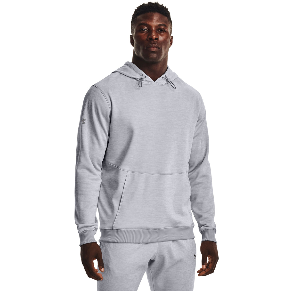 Under Armour Mens UA Storm Fleece Hoody - Mod Grey/Black