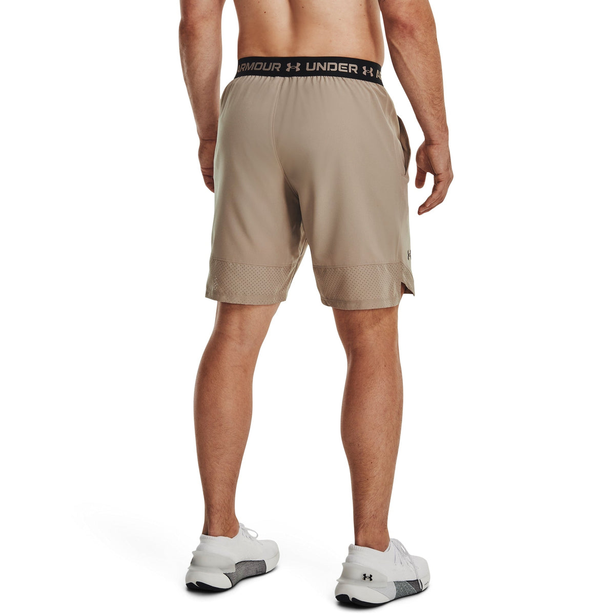 Under Armour Mens UA Vanish Woven Shorts - Timberwolf Taupe/Black