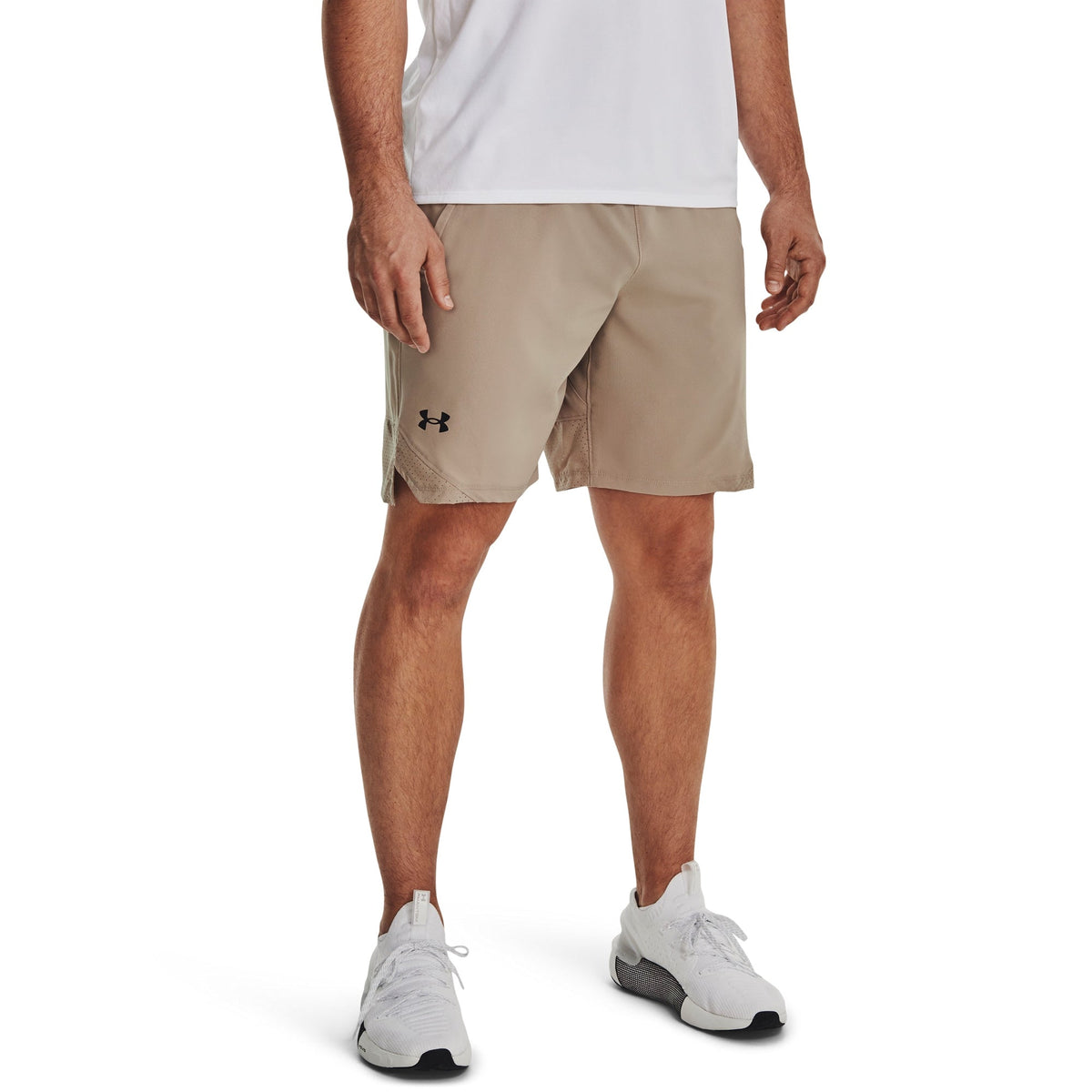Under Armour Mens UA Vanish Woven Shorts - Timberwolf Taupe/Black