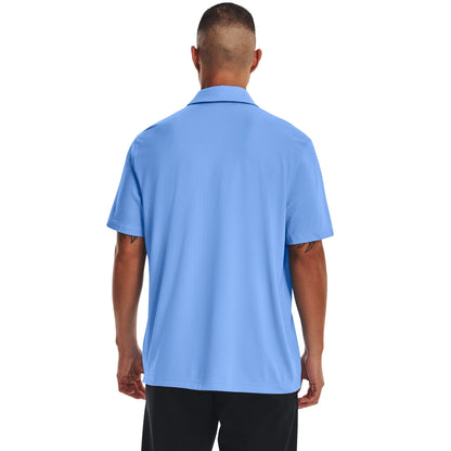 Under Armour Mens UA Tech Polo - Carolina Blue/White