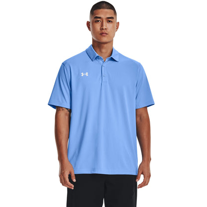 Under Armour Mens UA Tech Polo - Carolina Blue/White