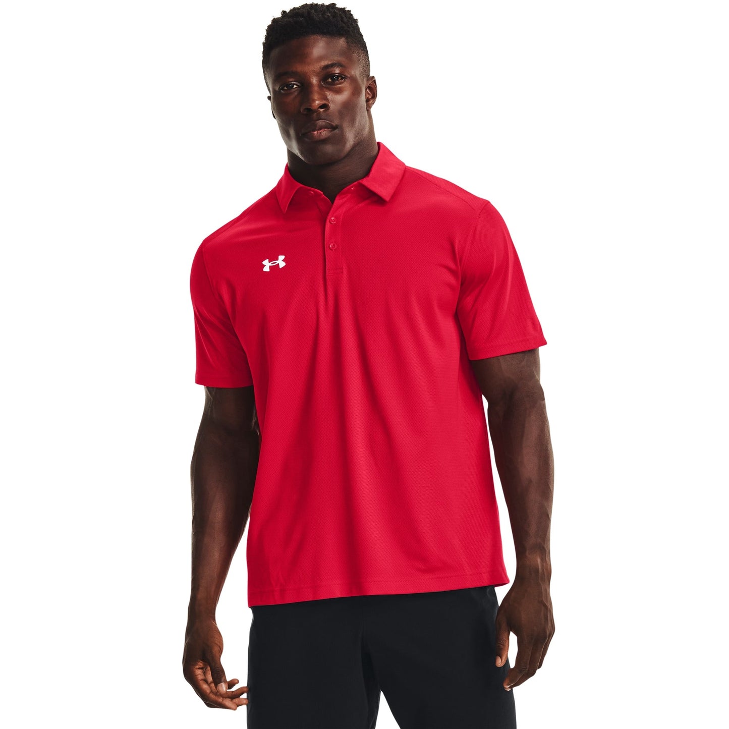 Under Armour Mens UA Tech Polo - Red/White