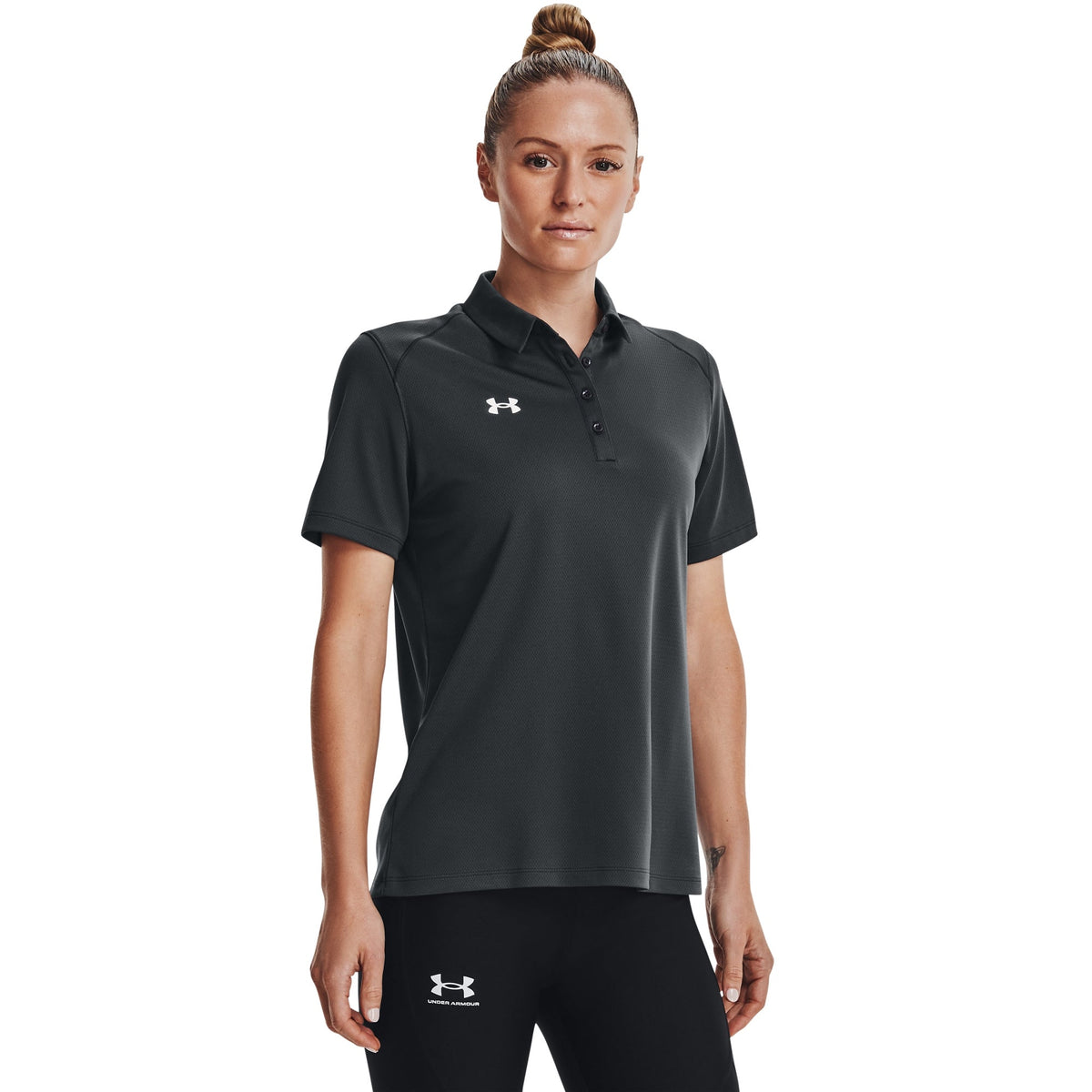 Under Armour Womens UA Tech Polo - Dark Grey