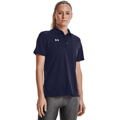 Under Armour Womens UA Tech Polo - Midnight Navy/White