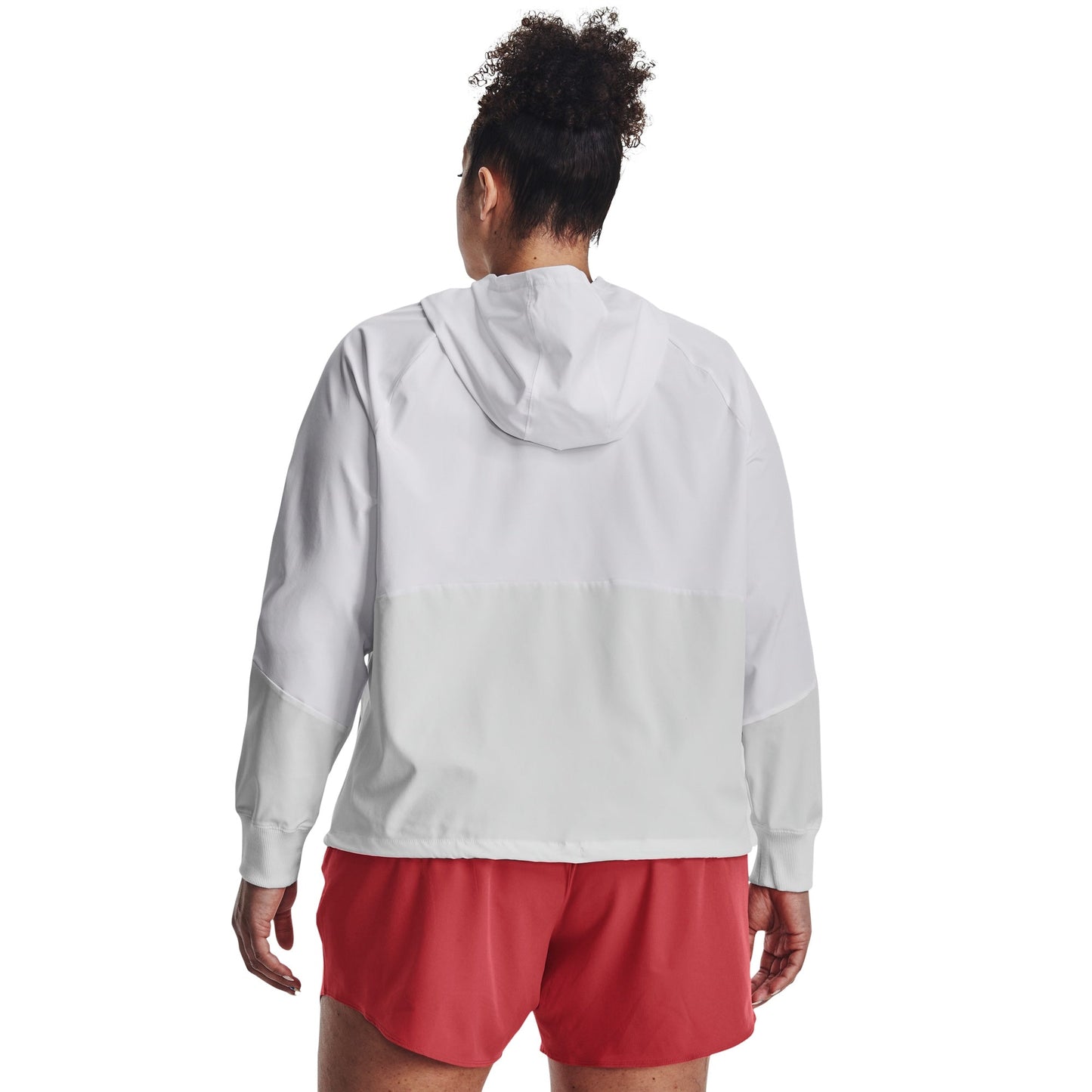 Under Armour Womens UA Woven Waterproof Jacket - White/Gray