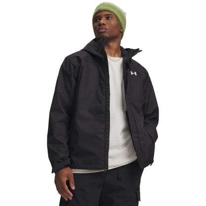 Under Armour Mens UA Porter 3-In-1 Jacket - Black/White