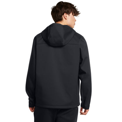 Under Armour Mens UA Shield Hooded Jacket - Black/White