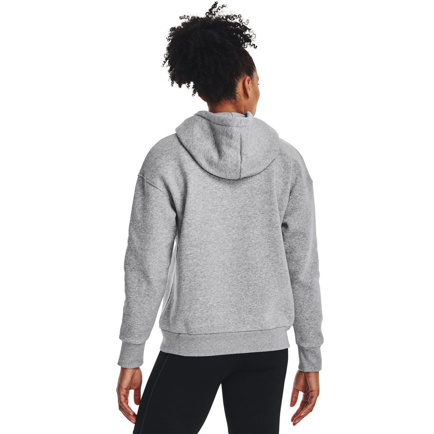 Under Armour Womens UA Essential Fleece Hoodie - Light Grey Heather