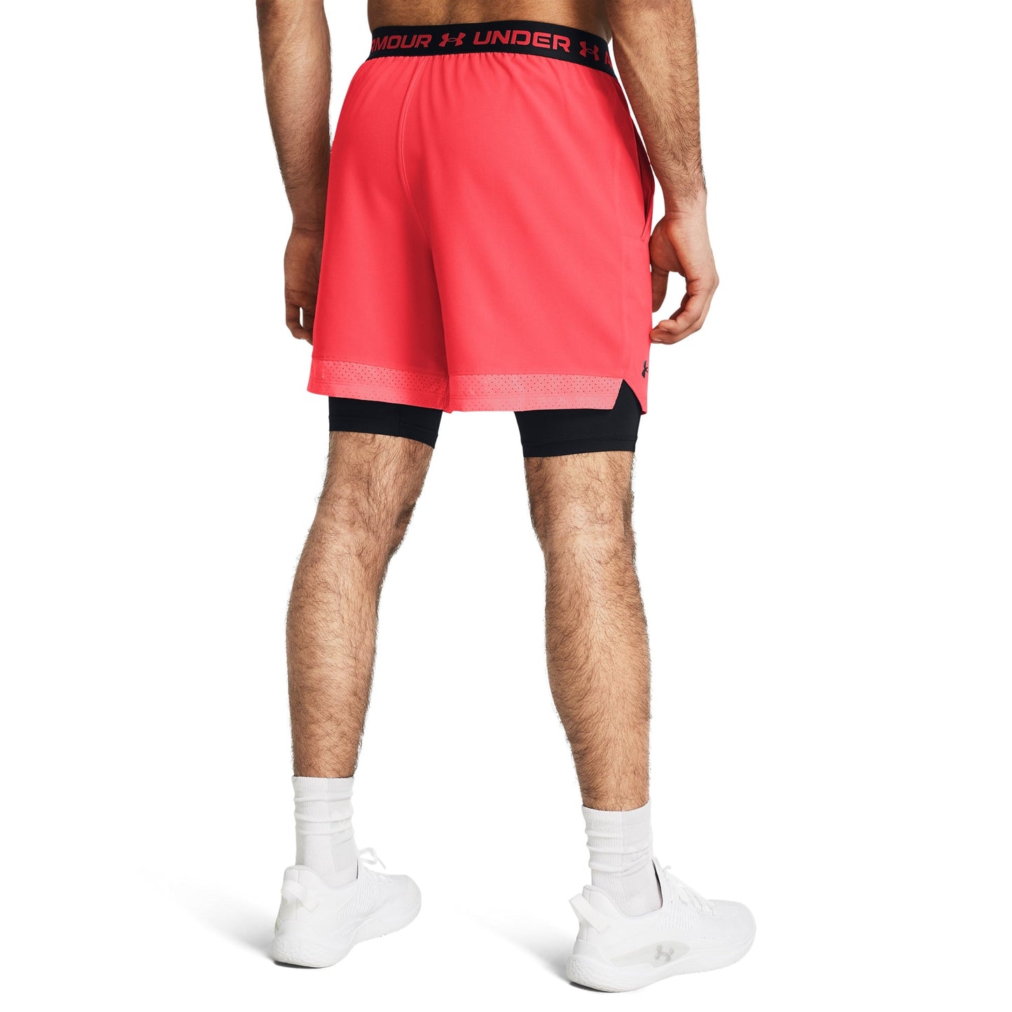 Under Armour Mens UA Vanish Woven 2 In 1 Shorts - Racer Red/Black