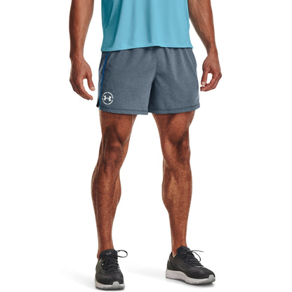 Under Armour Mens UA Run Up The Pace 5" Shorts - Heather Blue/Royal
