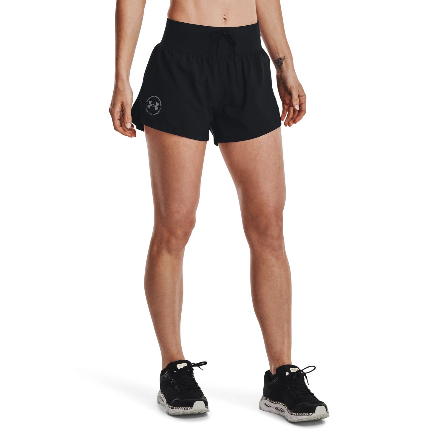 Under Armour Womens UA Run Up The Pace 3" Shorts - Black