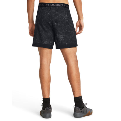 Under Armour Mens UA Vanish Woven 6" Printed Shorts - Black