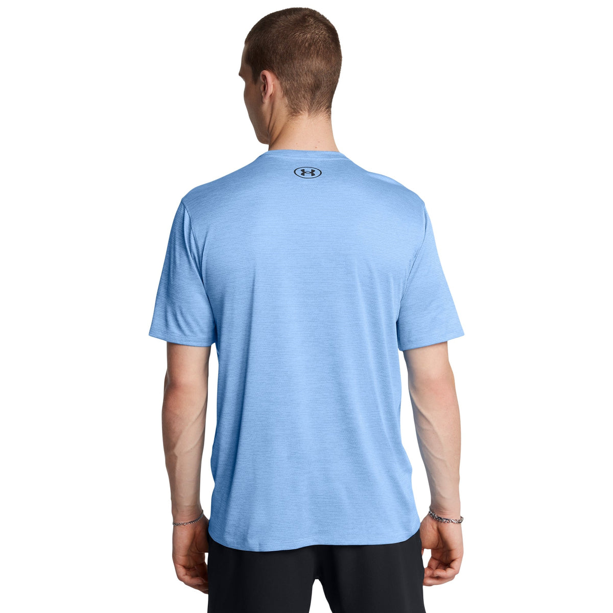 Under Armour Mens UA Tech Vent Athletic Performance T-Shirt - Blue/Tonic/Black