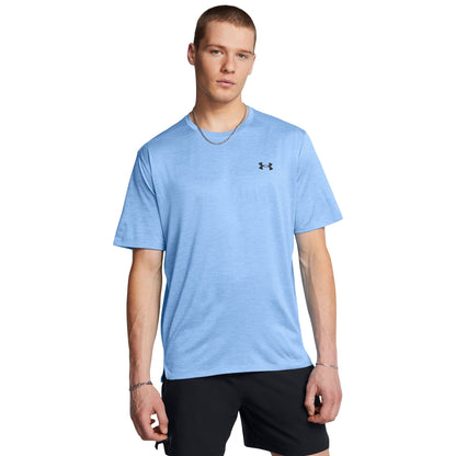 Under Armour Mens UA Tech Vent Athletic Performance T-Shirt - Blue/Tonic/Black