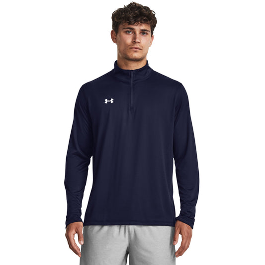 Under Armour Men's Tech Quarter-Zip - Midnight Navy/White
