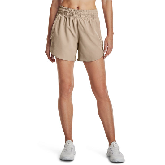 Under Armour Women's Flex Woven 5" Shorts - Grey/Cream