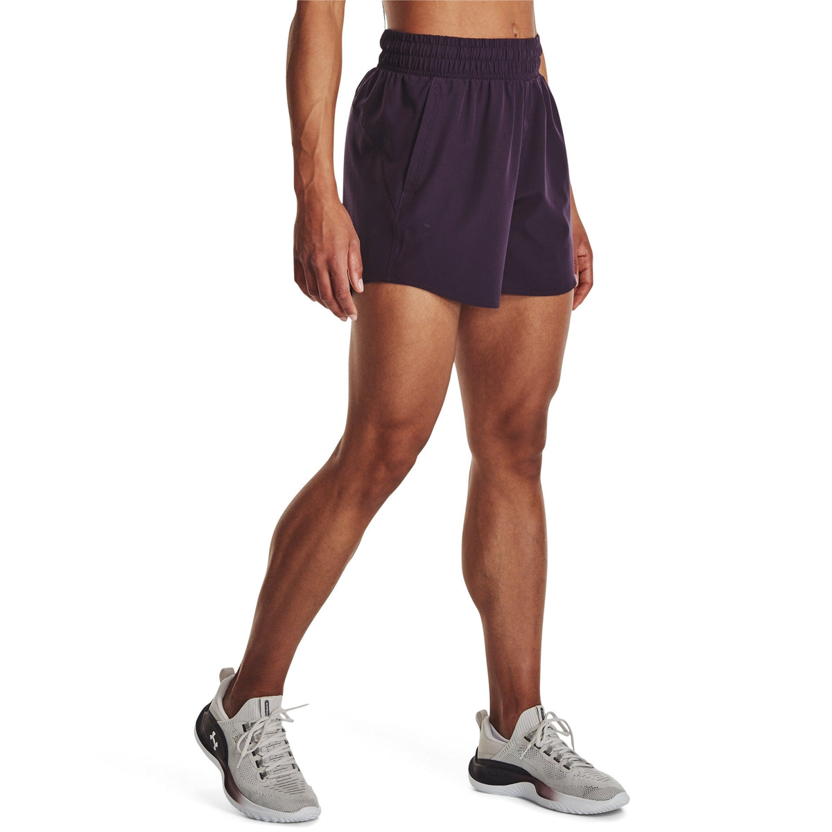 Under Armour Women's Flex Woven 5" Shorts - Tux Purple