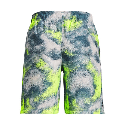 Under Armour Youth Boys' Tech Woven Printed Shorts - Green