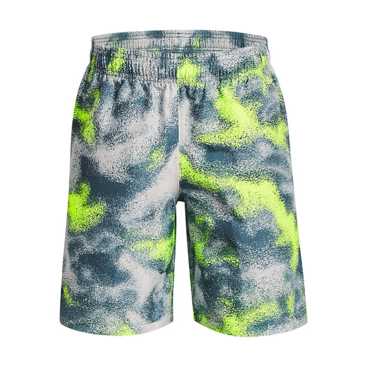 Under Armour Youth Boys' Tech Woven Printed Shorts - Green