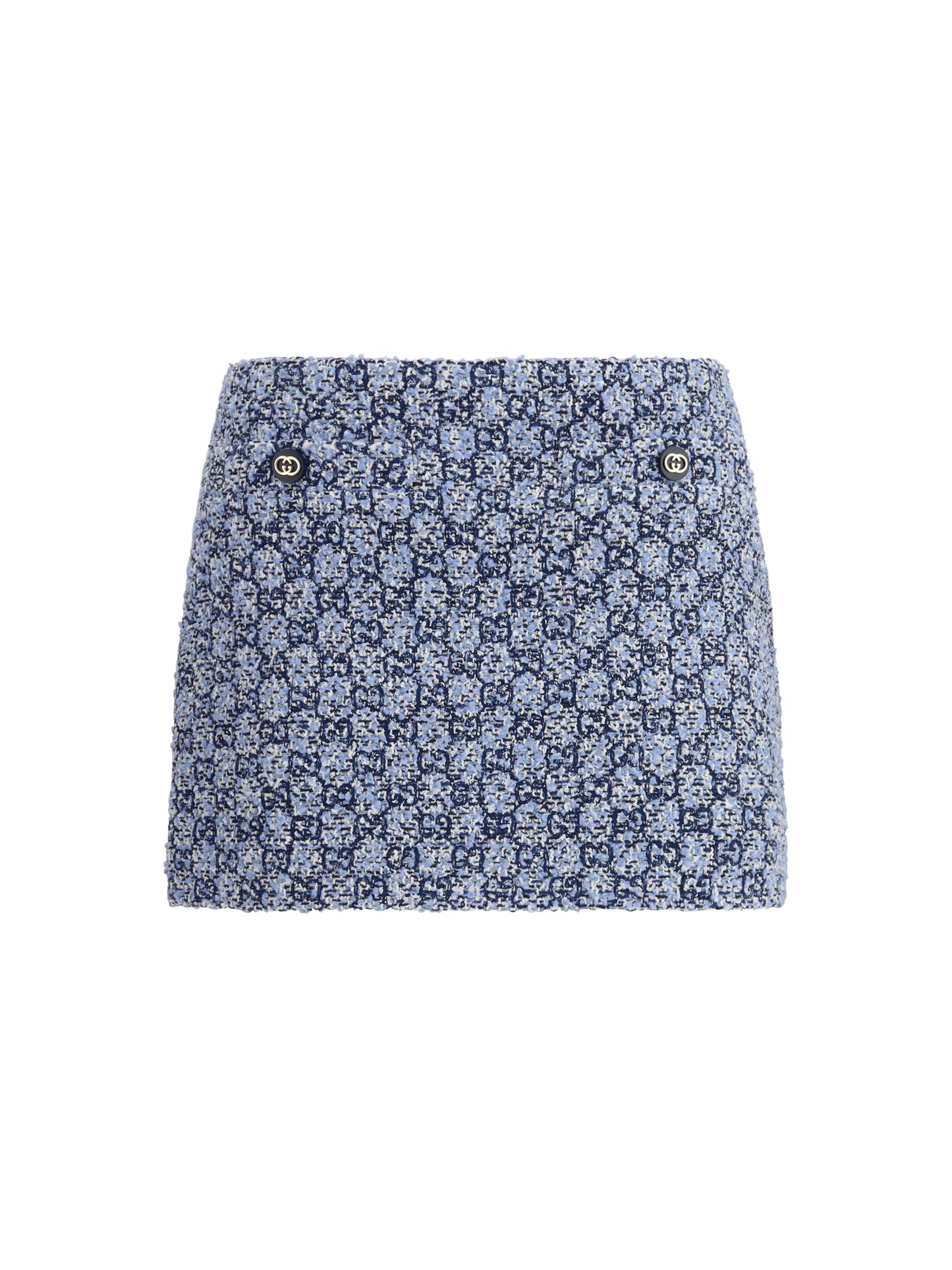Skirt GG Tweed Blue