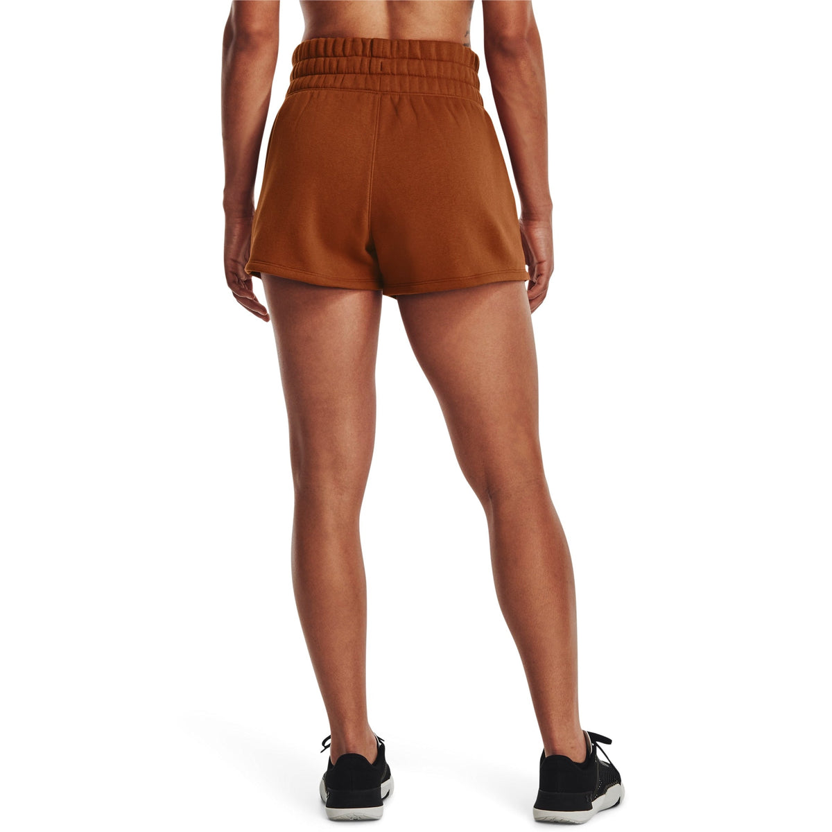 Under Armour Women's Playback Fleece Shorts - Orange