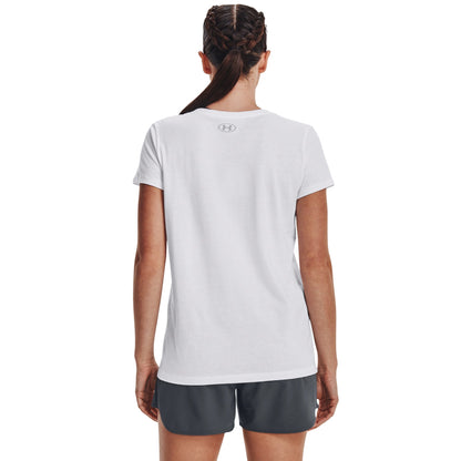 Under Armour Women's Softball Bar T-Shirt - White