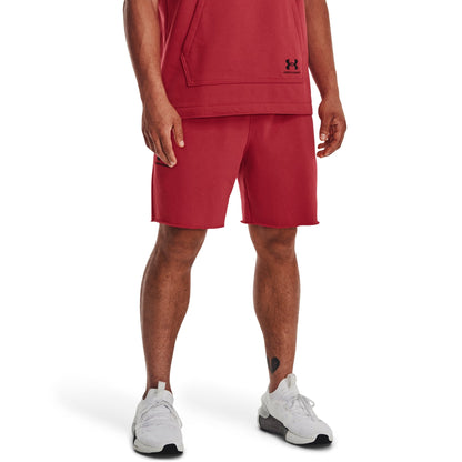 Under Armour Men's Heavyweight Terry Shorts - Red