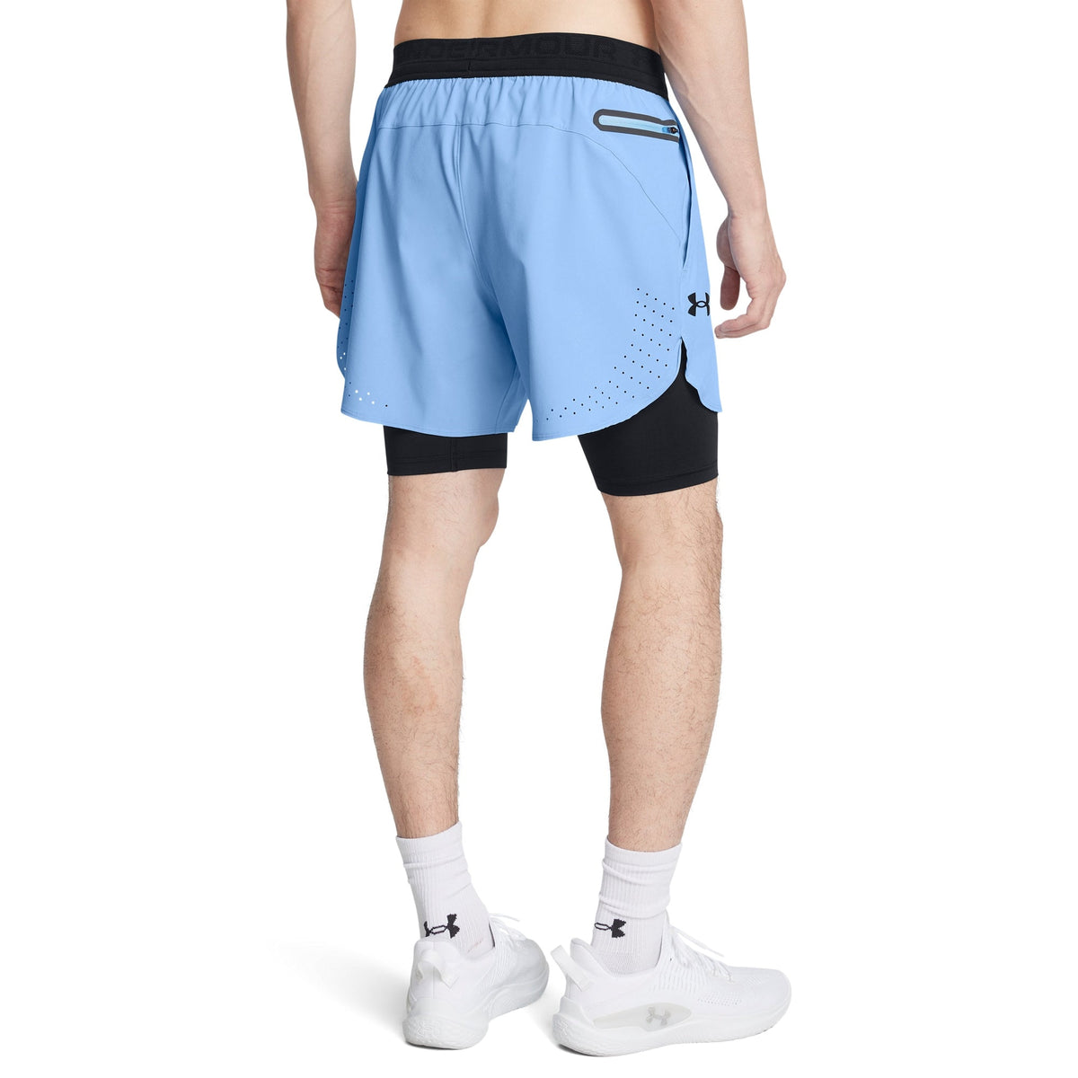 Under Armour Men's Vanish Elite Woven 2-in-1 Shorts - Blue/Black