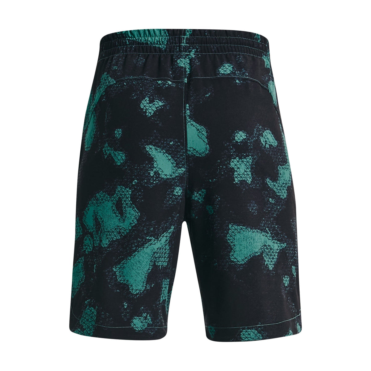 Under Armour Youth Boys' Project Rock Woven Printed Shorts - Coastal Teal/Fade/White