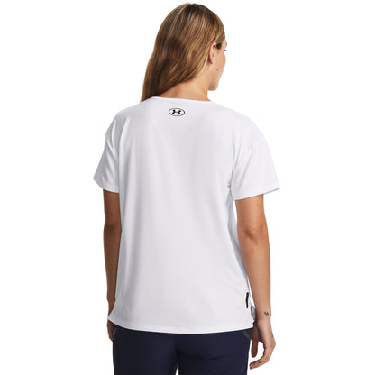 Under Armour Women's Vanish Energy 2.0 Short Sleeve T-Shirt - White/Black