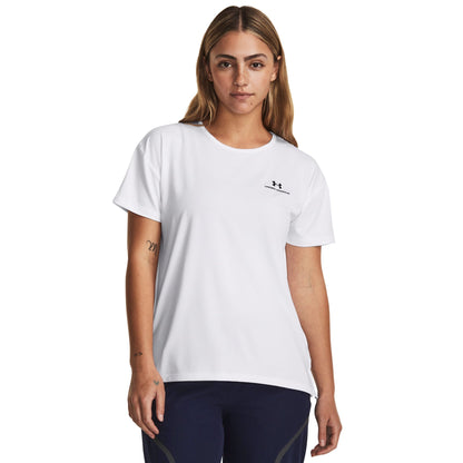 Under Armour Women's Vanish Energy 2.0 Short Sleeve T-Shirt - White/Black