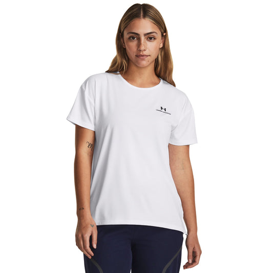 Under Armour Women's Vanish Energy 2.0 Short Sleeve T-Shirt - White/Black