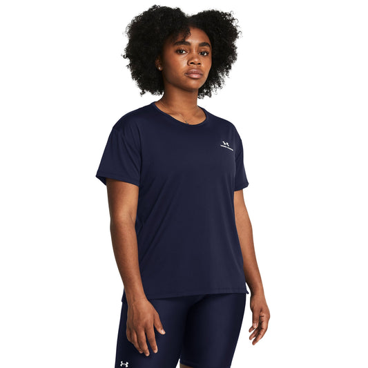 Under Armour Women's Vanish Energy 2.0 Short Sleeve T-Shirt - Midnight Navy/White