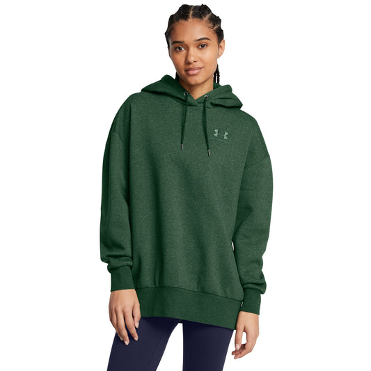 Under Armour Men's Essential Fleece Hoodie - Green/Forest