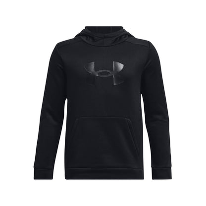 Under Armour Youth Fleece Big Logo Hoodie - Black