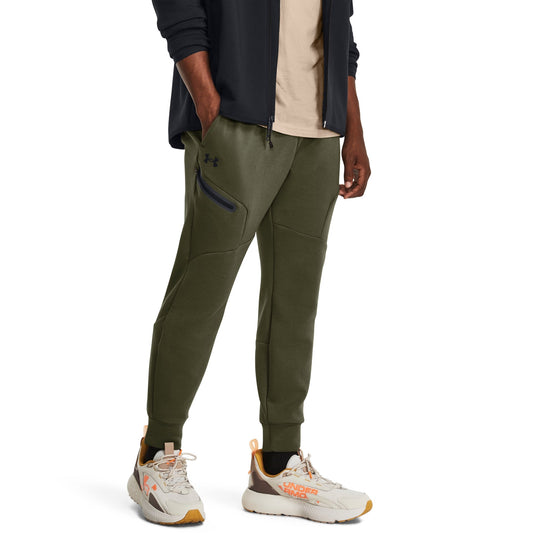 Under Armour Men's Unstoppable Fleece Joggers - Green/Black