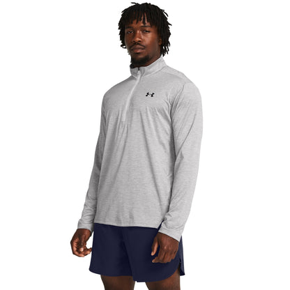 Under Armour Men's Tech 2.0 Half-Zip Top - Carbon Heather