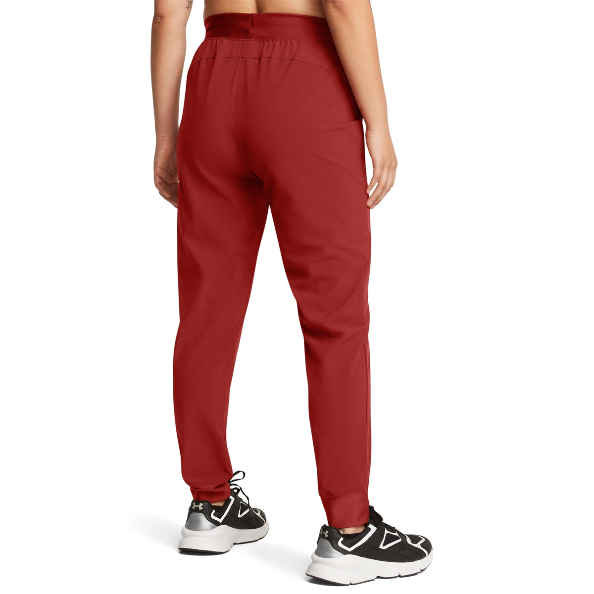 Under Armour Women's Rival High-Rise Woven Pants - Light Marroon