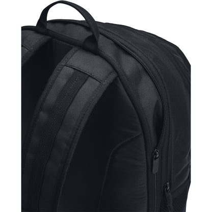 Under Armour Unisex Hustle 6.0 Backpack - Black/White