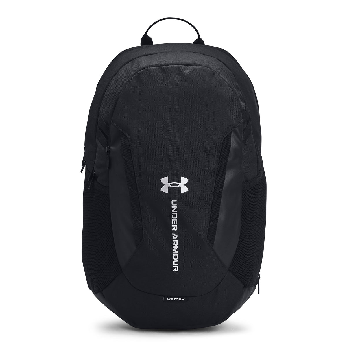 Under Armour Unisex Hustle 6.0 Backpack - Black/White