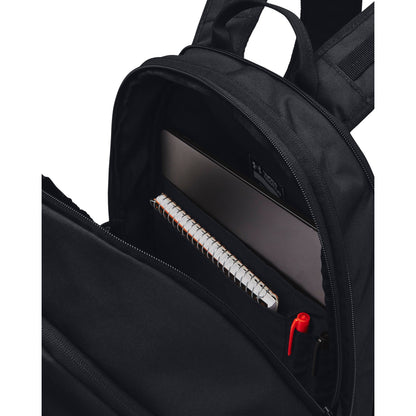 Under Armour Unisex Hustle 6.0 Backpack - Black/White