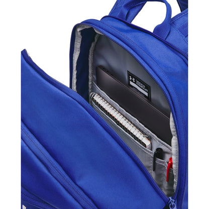 Under Armour Unisex Hustle 6.0 Backpack - Royal, Royal, Metallic Silver