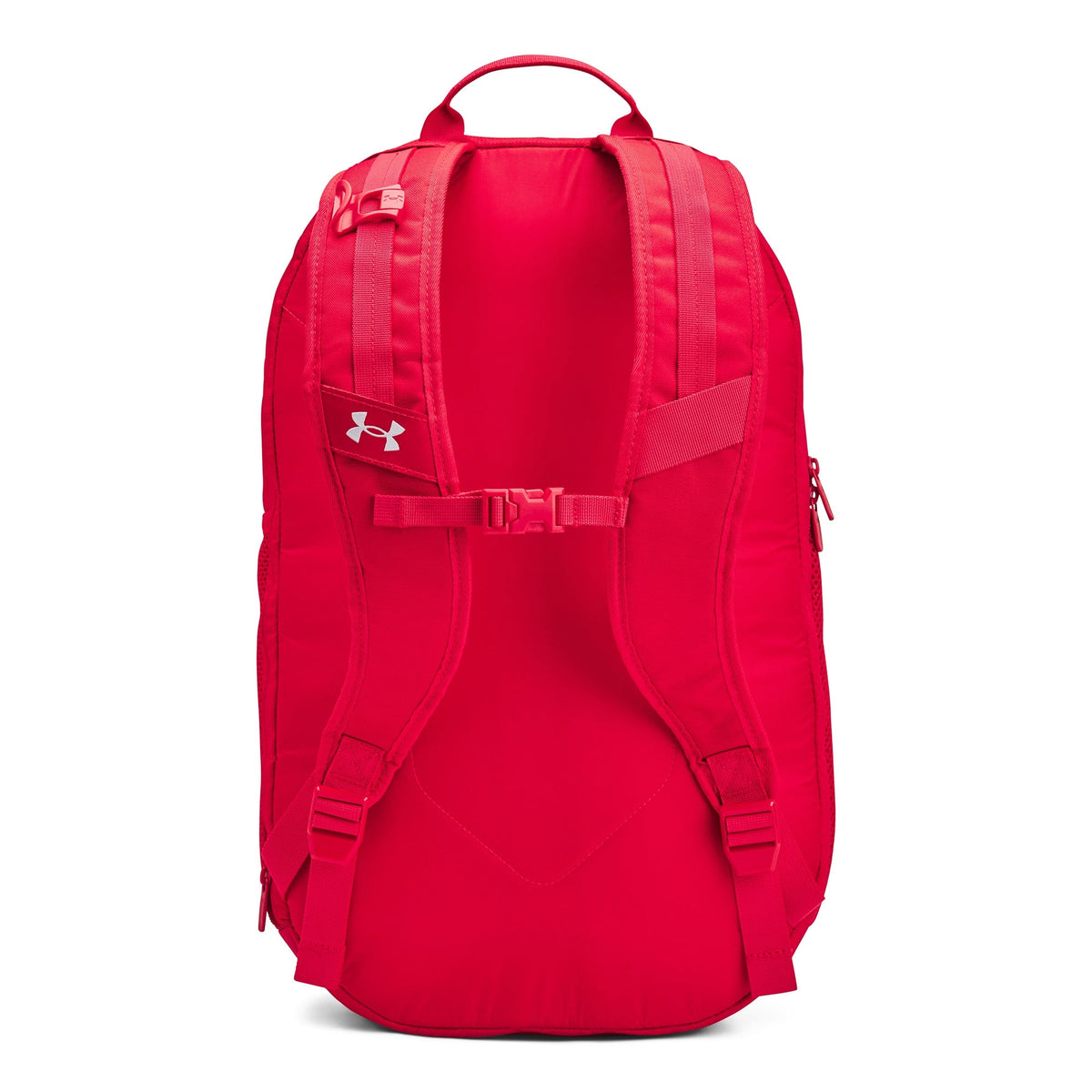 Under Armour Unisex Hustle 6.0 Backpack - Red, Red, Metallic Silver